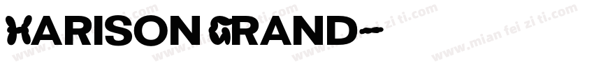 Harison Grand字体转换